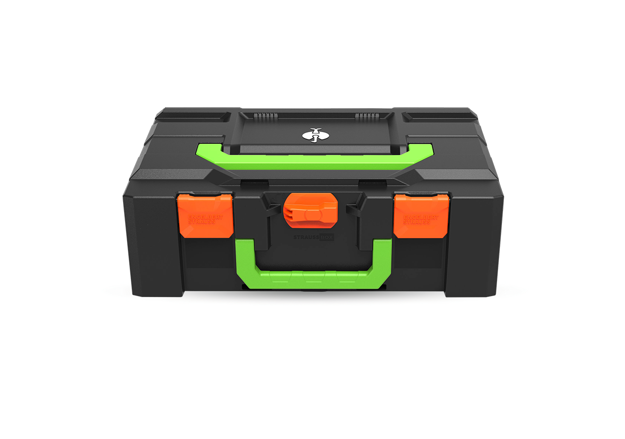 STRAUSSbox System: STRAUSSbox 165 large Color + high-vis orange