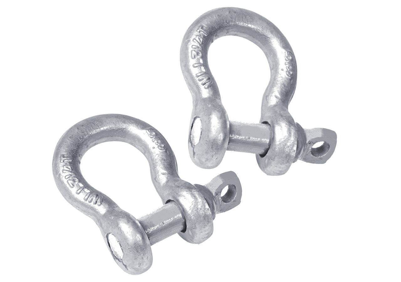 Accessories: Shackles, curved, Pack of 2