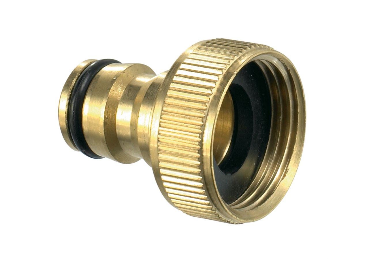 Hoses: Tap connector with inner thread on plug system