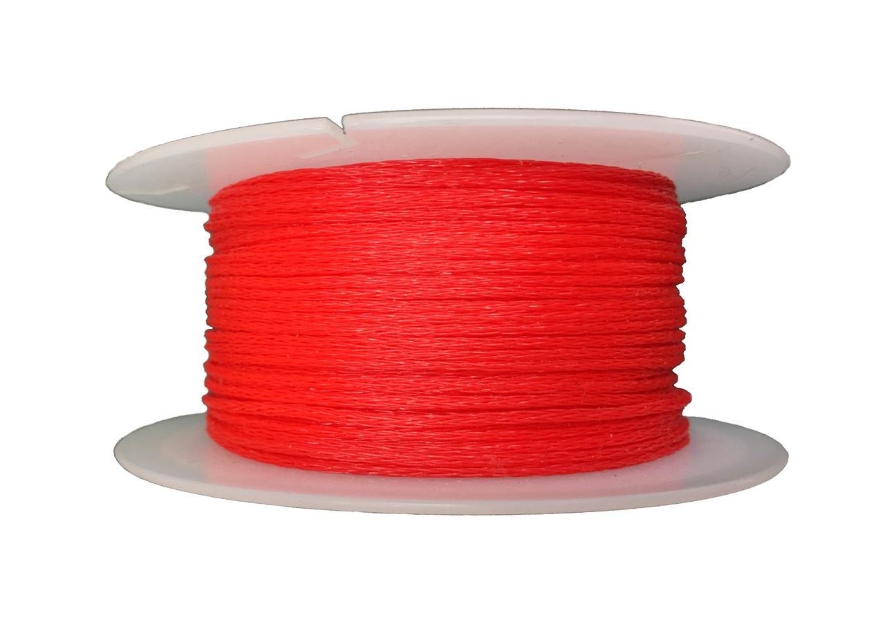 Marquer: Cordeau de maçon en polyéthylène, rouge 50 m + rouge