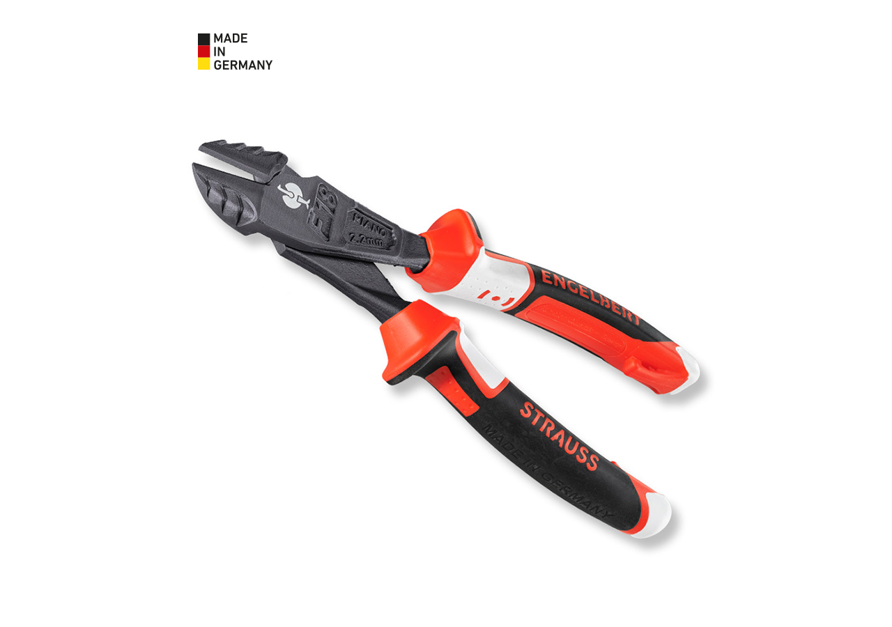 Tongs: e.s. high leverage side cutters