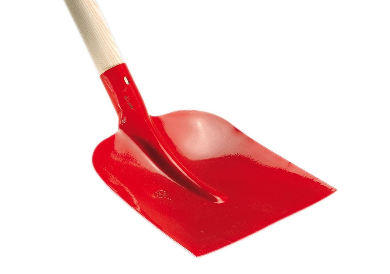 Shovels | spades | hoes: Flat Shovel without Handle + red