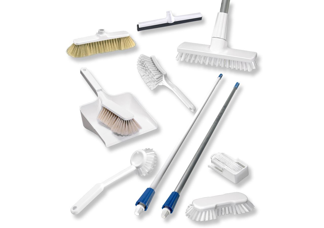Floor cleaning | Window cleaning: 11 Piece Broom and Brush Set