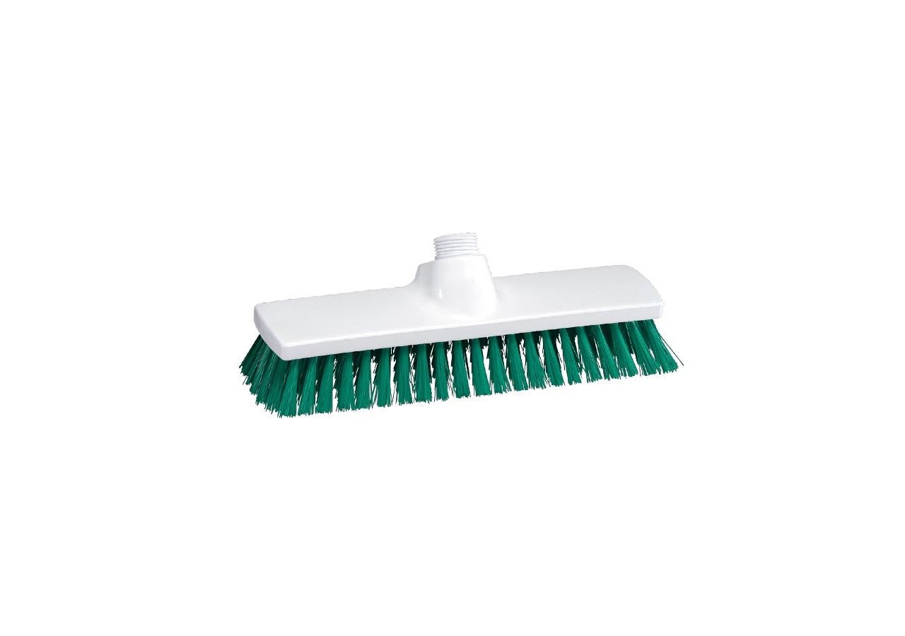 Brooms | Brushes | Scrubbers: Broad surface scrubber, High + green