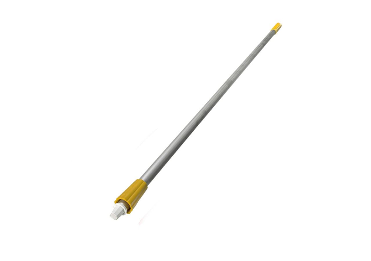 Brooms | Brushes | Scrubbers: Aluminium handle + yellow