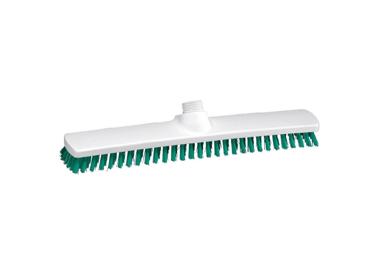 Brooms | Brushes | Scrubbers: Broad surface scrubber, Low + green