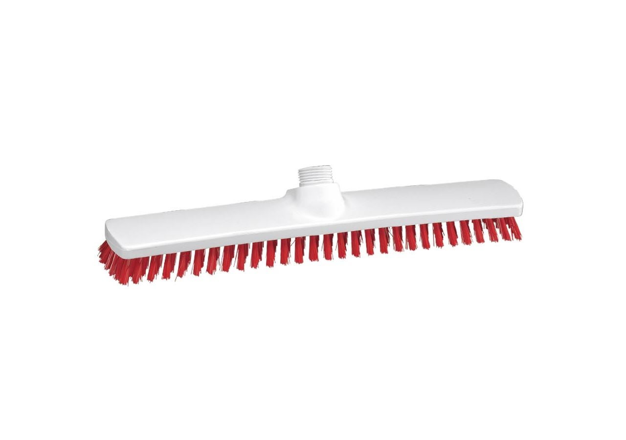 Brooms | Brushes | Scrubbers: Broad surface scrubber, Low + red