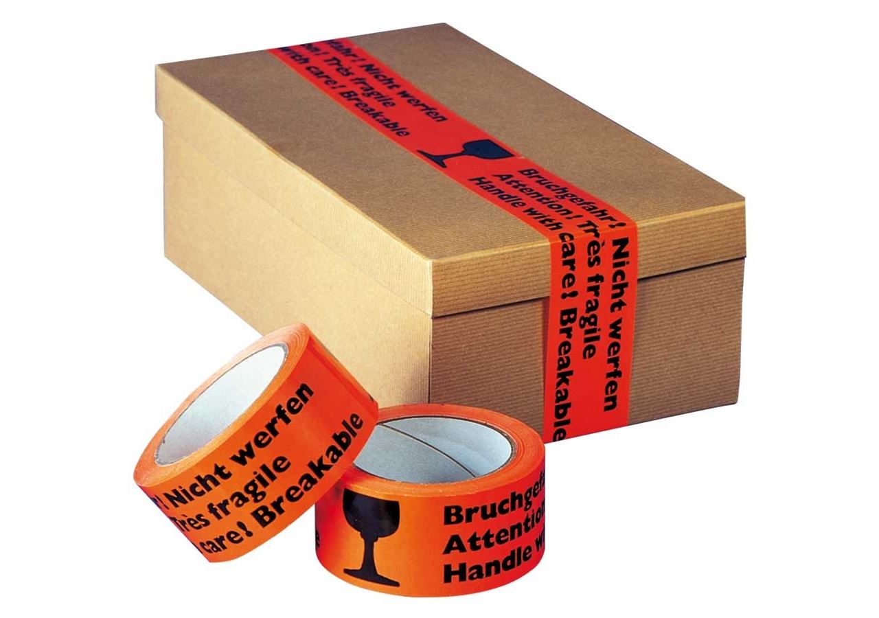 Package tape: Adhesive tape Fragile 