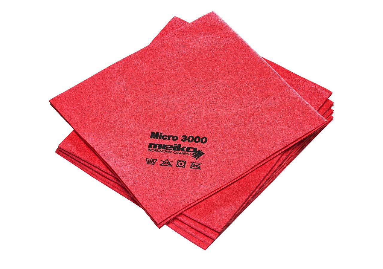Chiffons: Tissus microfibres MICRO 2000 + rouge