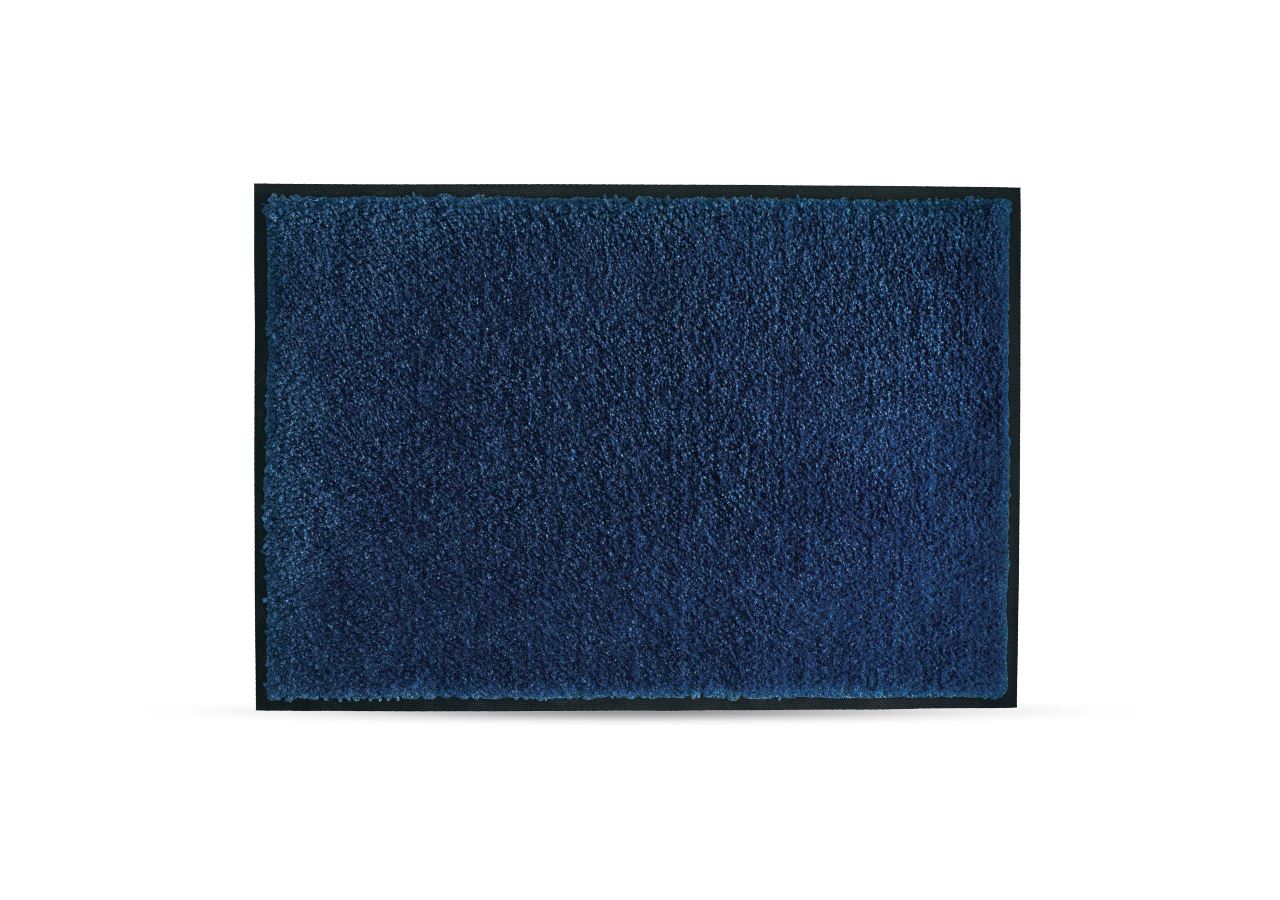 Tapis de sol: Tapis confort avec bord en caoutchouc + bleu foncé