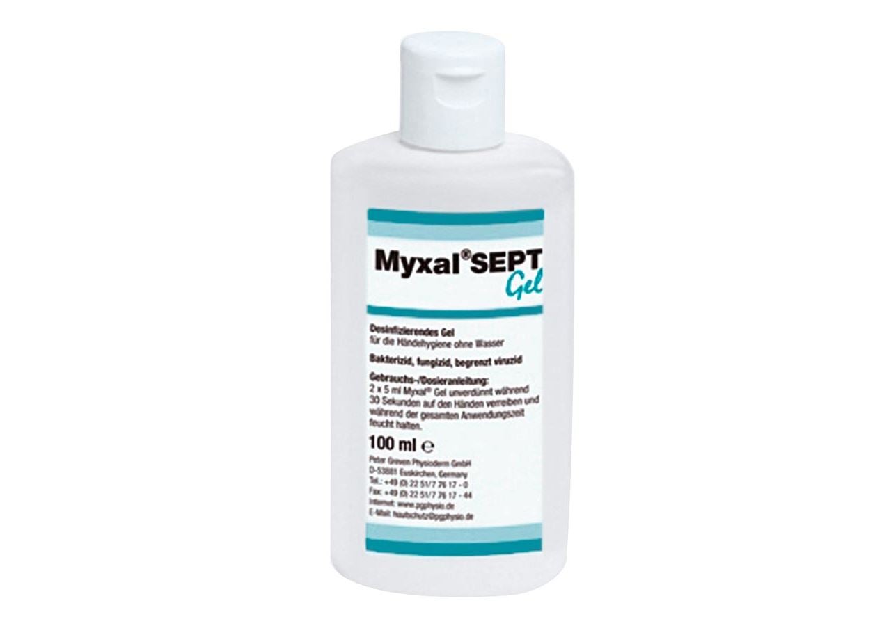 Hand cleaning | Skin protection: Disinfectinggel Myxal SEPT