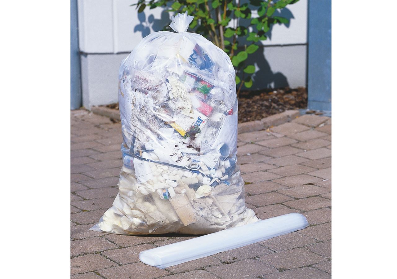 Waste bags | Waste disposal: Rubbish sack Goliath transparent