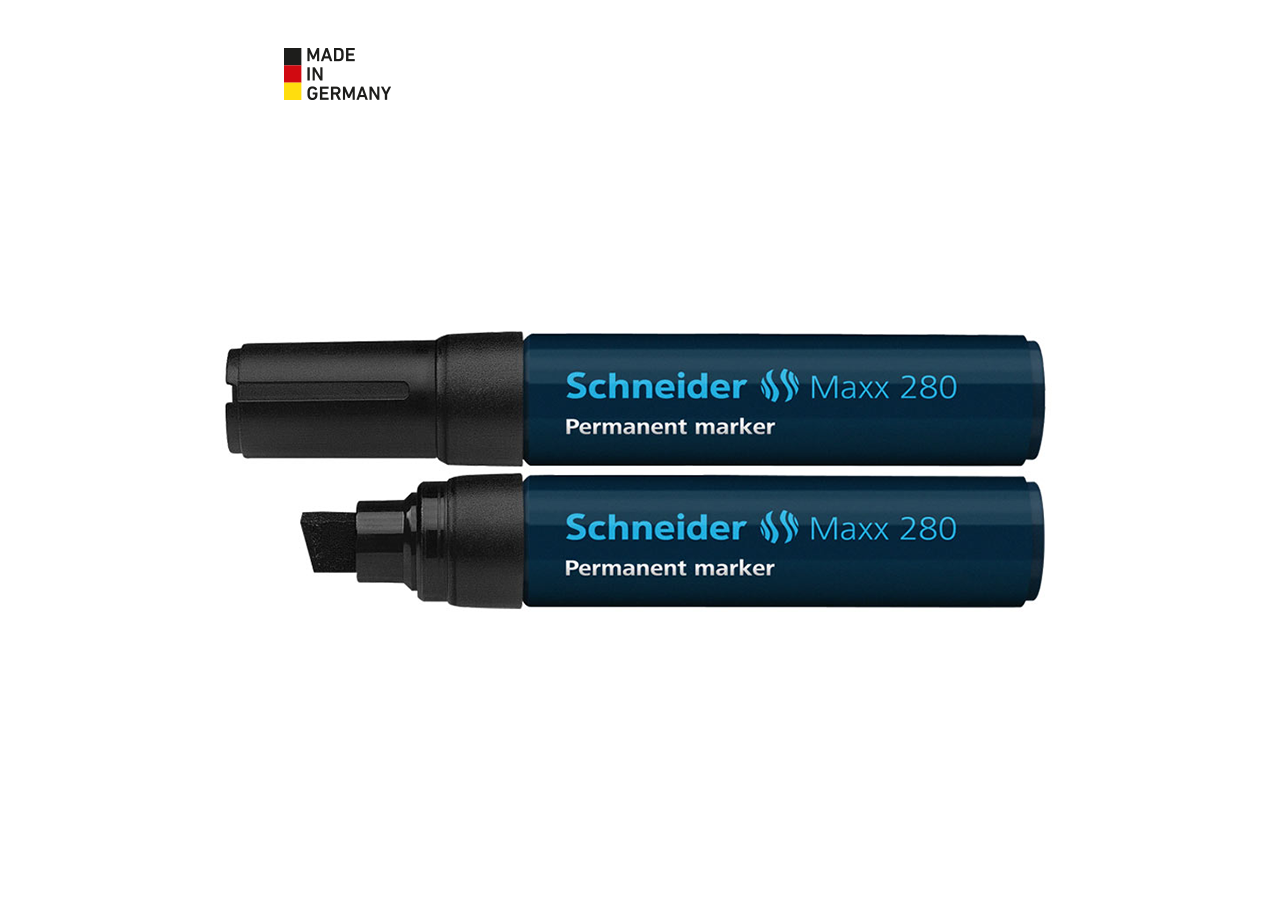 Writing | Correcting: Permanent Marker Schneider 280 + black