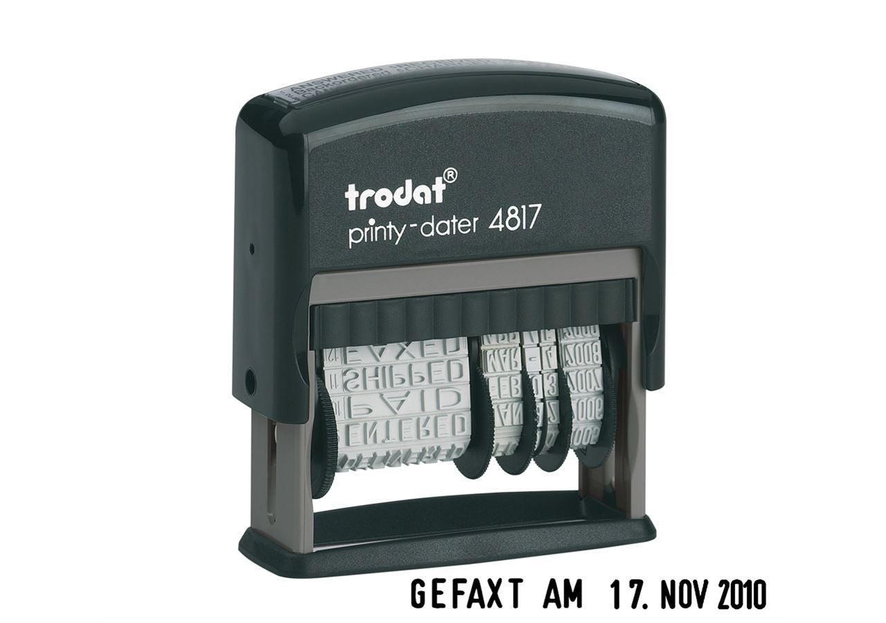 Stamp: trodat date stamp Printy 4817 with word band