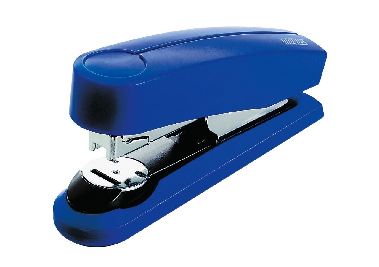 Desk accessories: NOVUS Flat-Clinch Staplers B4FC + blue