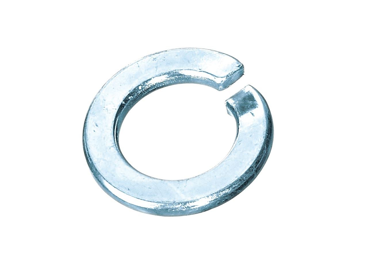 Karabiners | spring rings: Spring rings DIN 127 Form A, galv. zn.