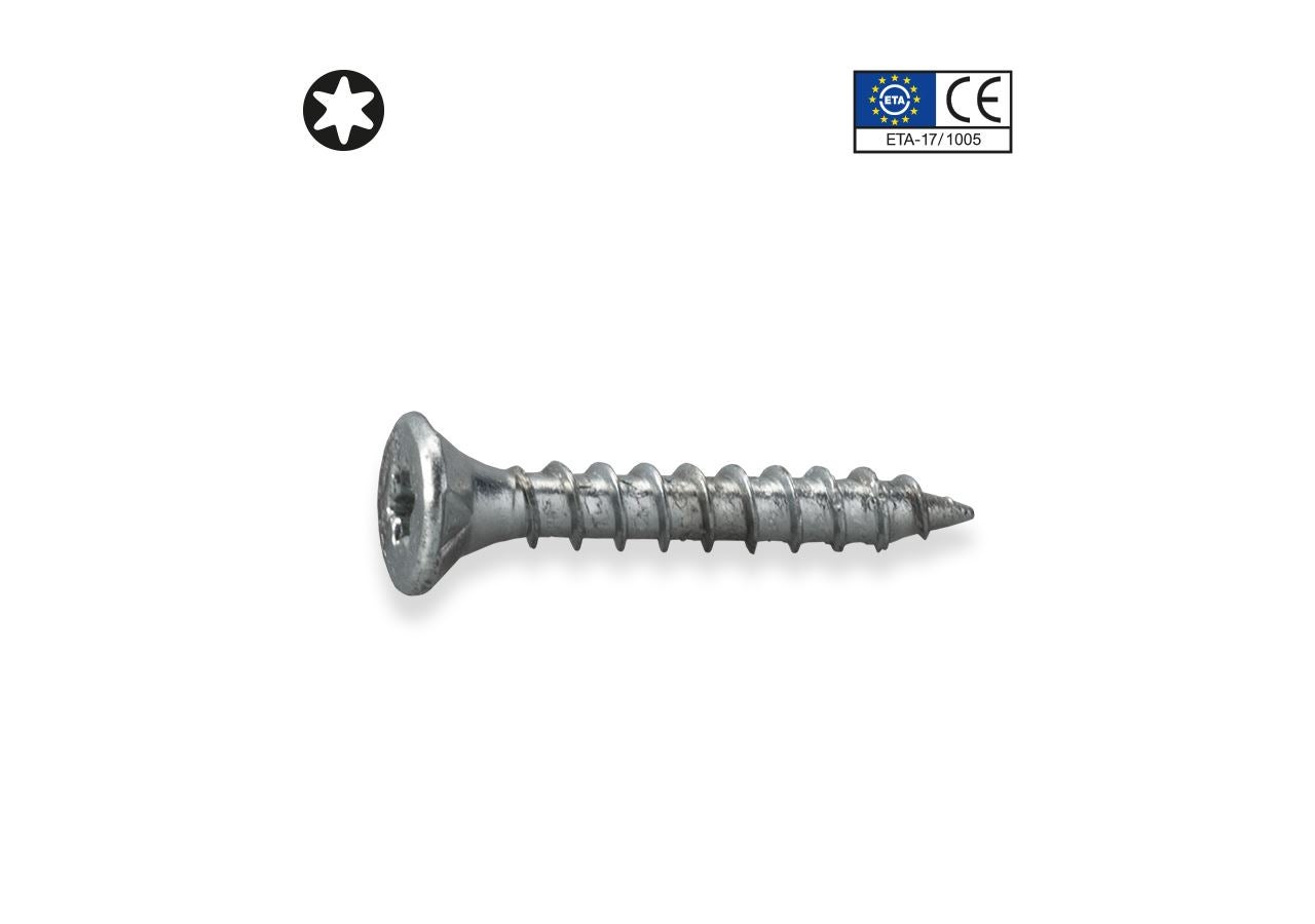 Screws: Universal screw plus with countersunk, VG, vz