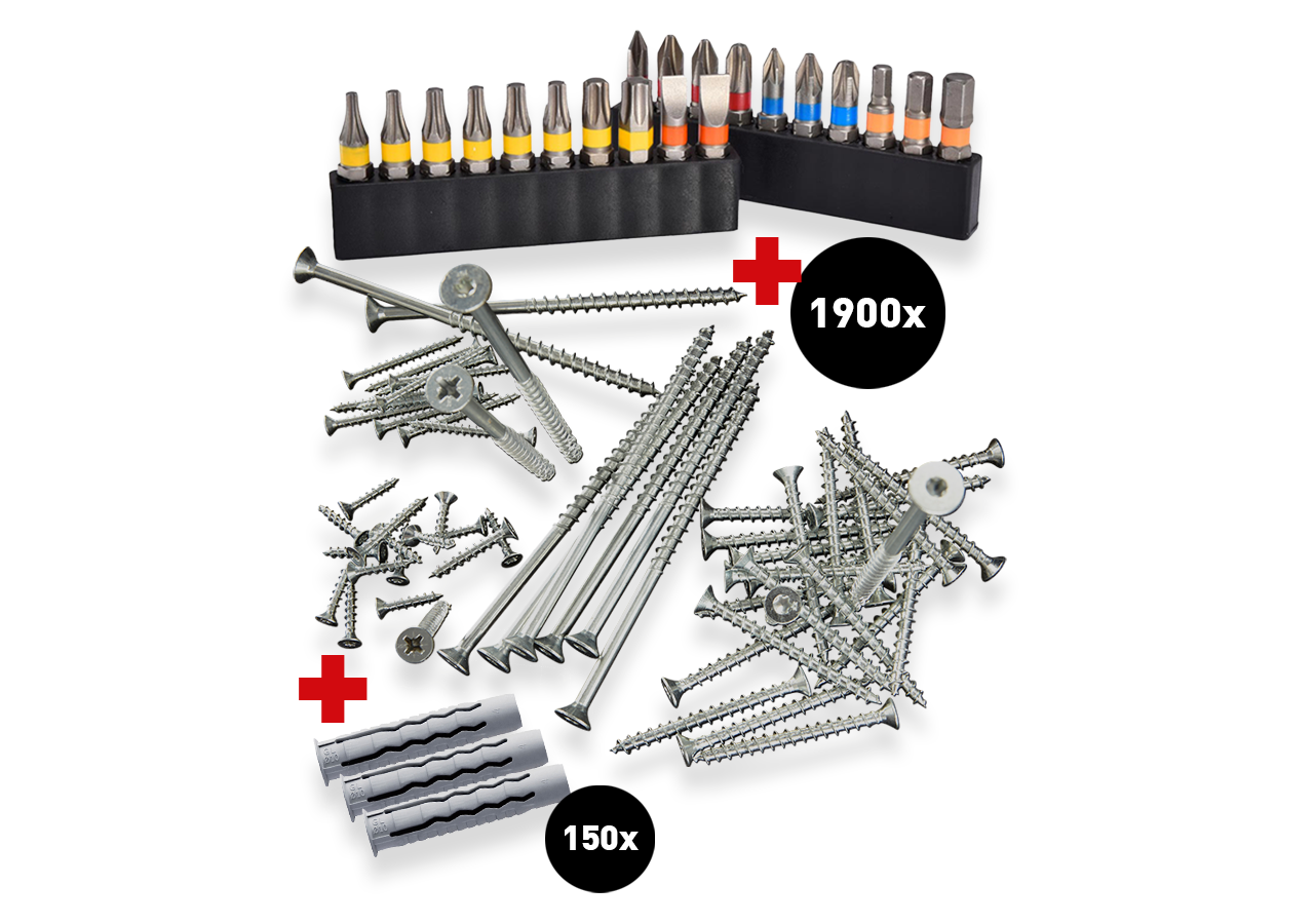 Tools & Equipment: Test set professional universal screw Plus count.