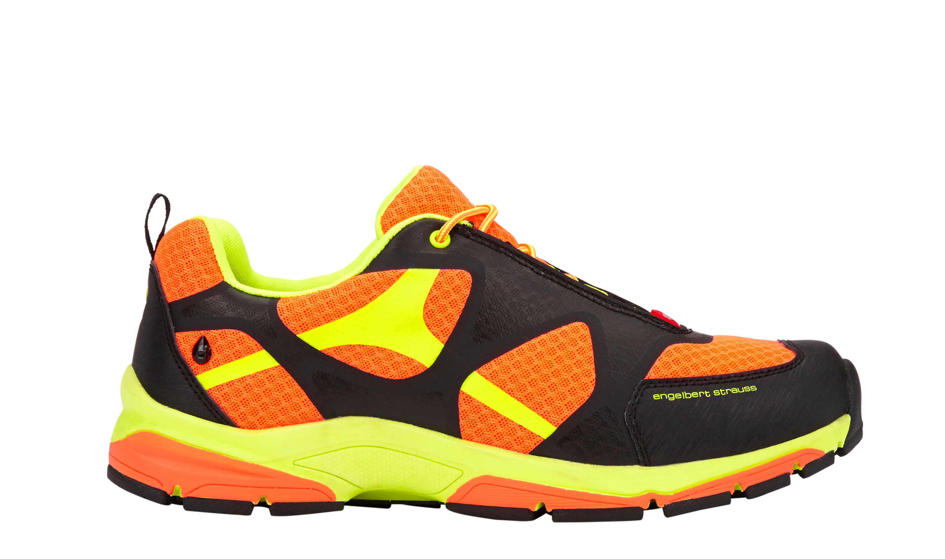 O2: e.s. O2 Work shoes Thebe + high-vis orange/high-vis yellow/black