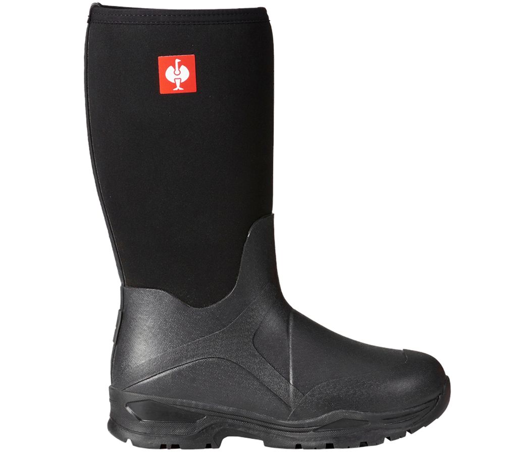 O4: e.s. O4 Neoprene special work boots Fides high + black