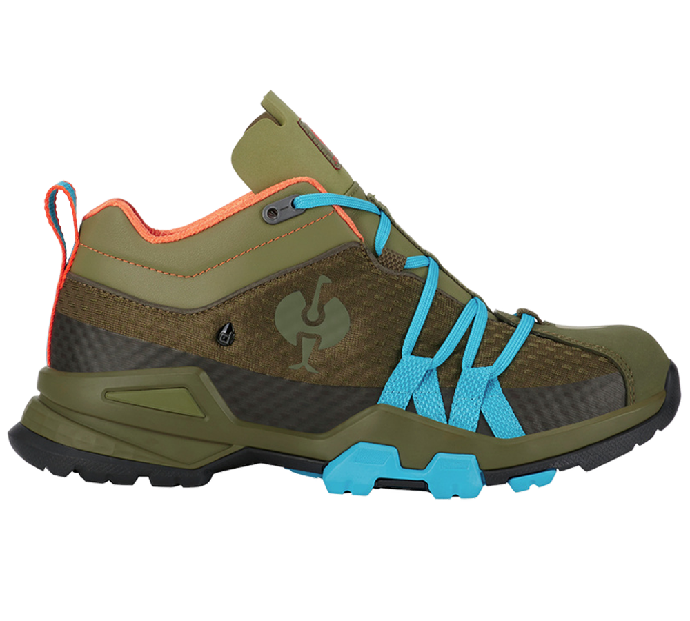 O2: O2 Work shoes e.s. Kobuk low + mudgreen/nizzablue