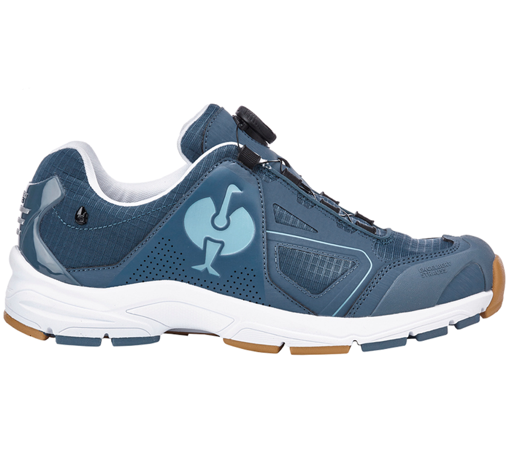 Chaussures: O2 Chaussures de travail e.s. Minkar II + bleu oxyde