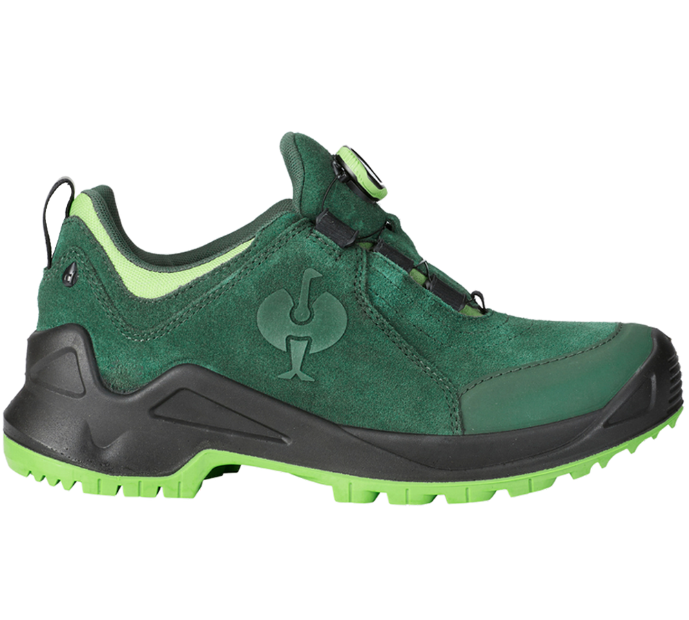 O2: O2 Work shoes e.s. Apate II low + green/sea green