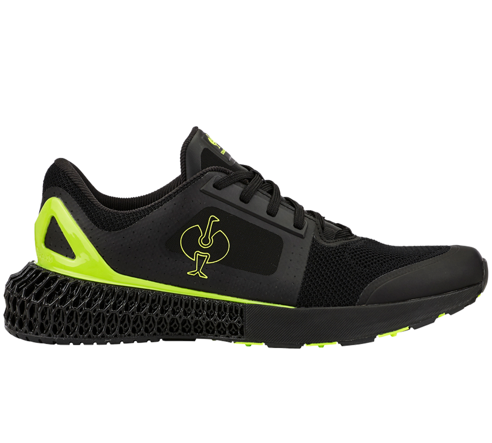 O1: O1 Work shoes e.s. Master Grid 6D + black/high-vis yellow