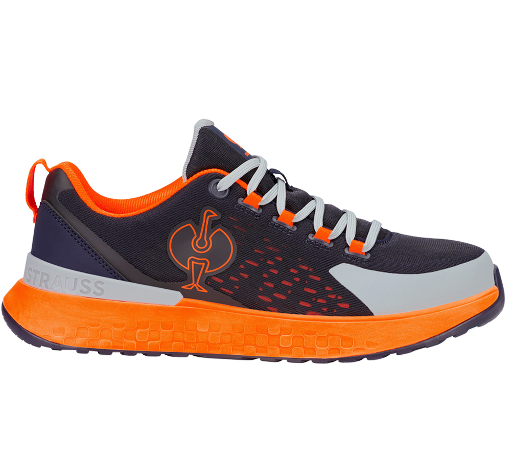 SB: SB Safety shoes e.s. Comoe low + navy/high-vis orange