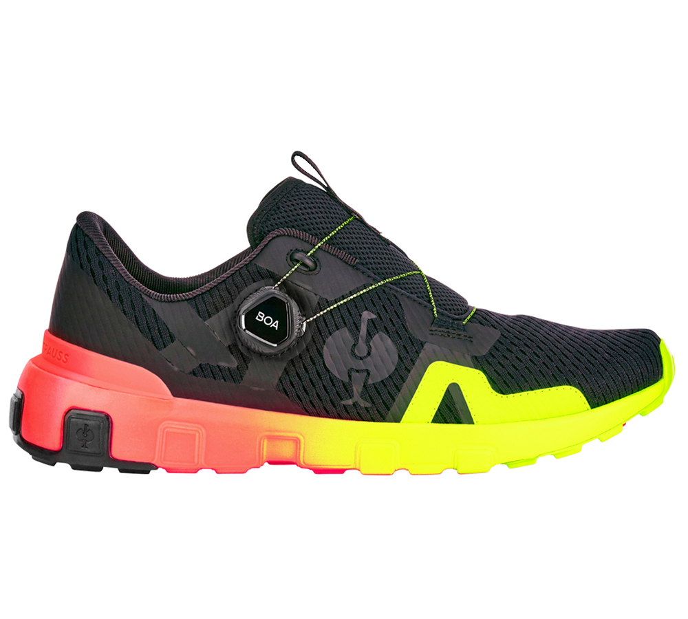 Other Work Shoes: Allround shoes e.s. Toledo low + black/high-vis red/high-vis yellow