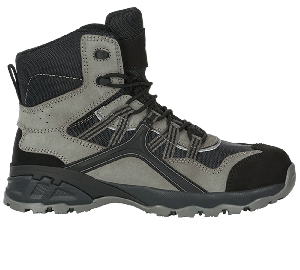 S1: e.s. S1 Safety boots Pallas mid + cement/black