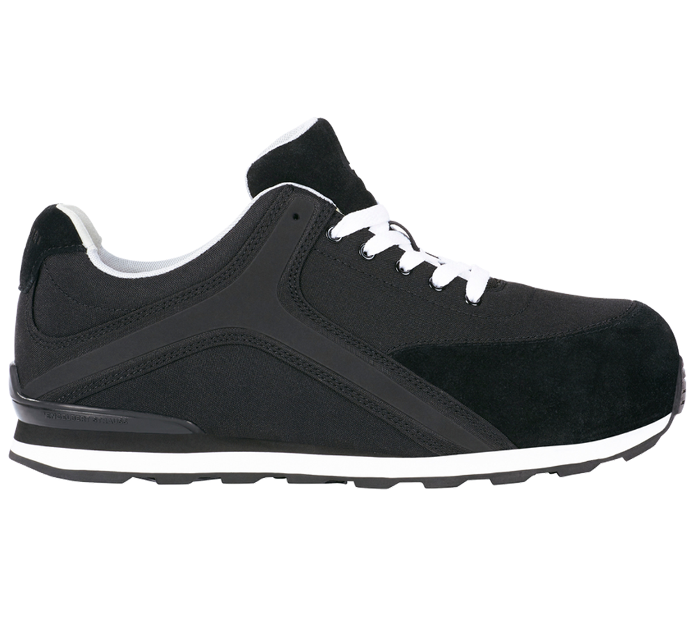 S1P: e.s. S1P Chaussures basses de sécurité Sutur + noir/blanc