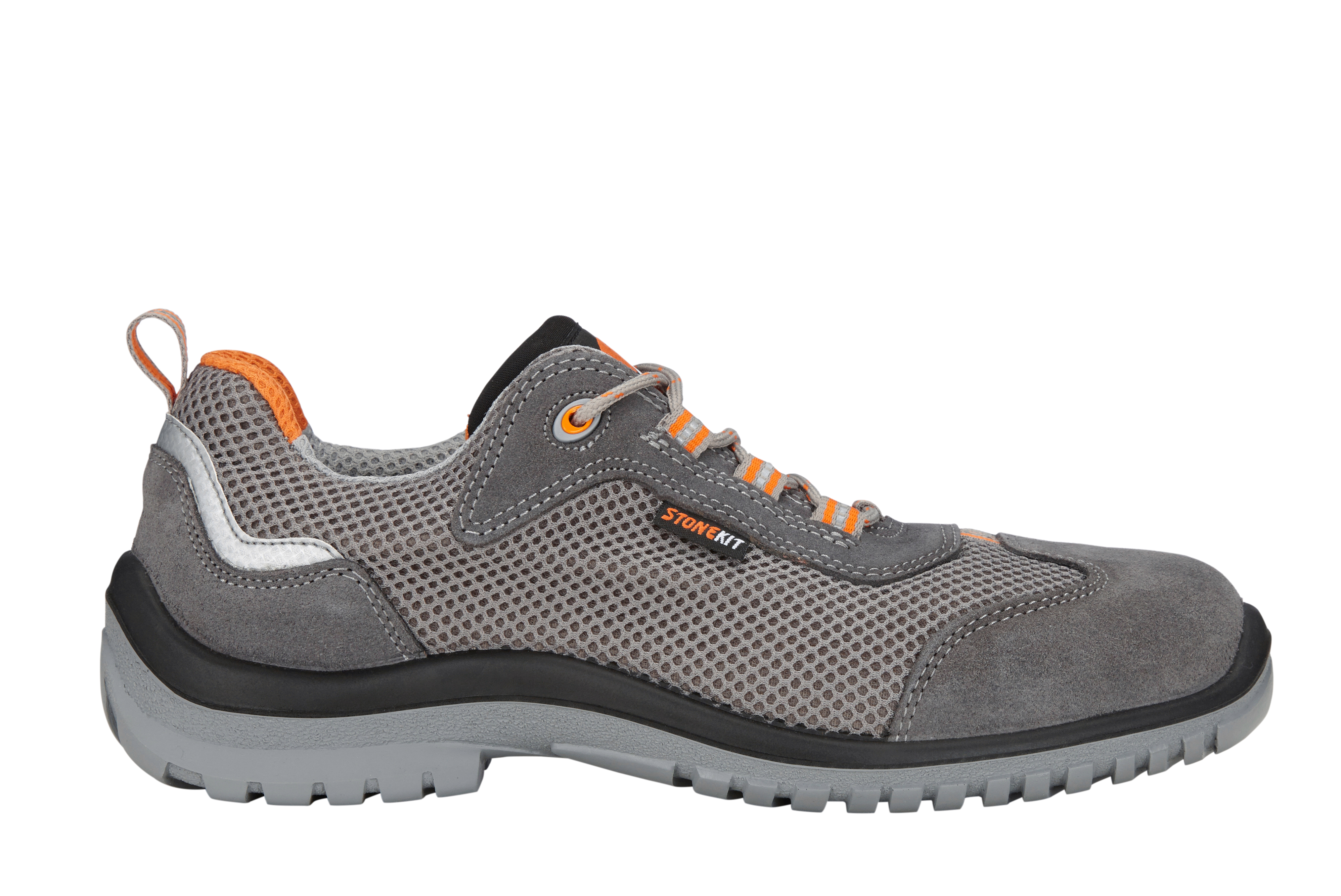 S1: STONEKIT S1 Chaussures basses de sécurité Luca + anthracite/orange