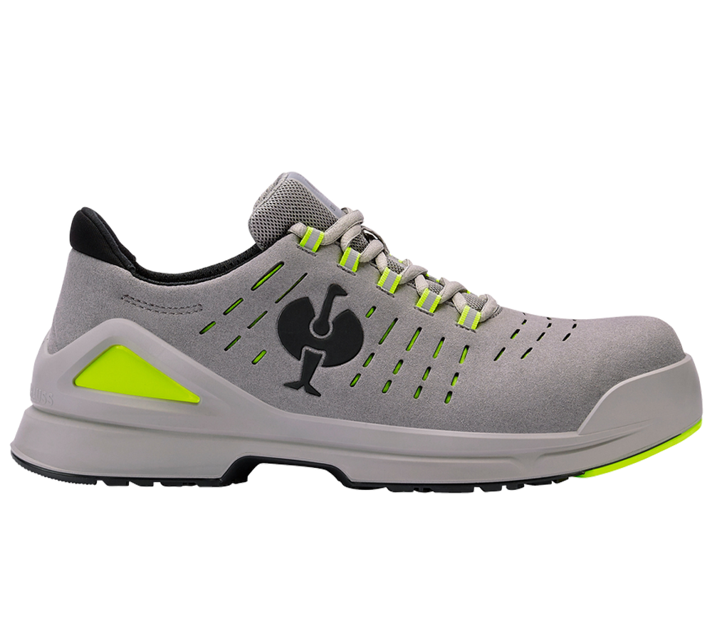 S1: S1 Safety shoes e.s. Zembra + pearlgrey/high-vis yellow