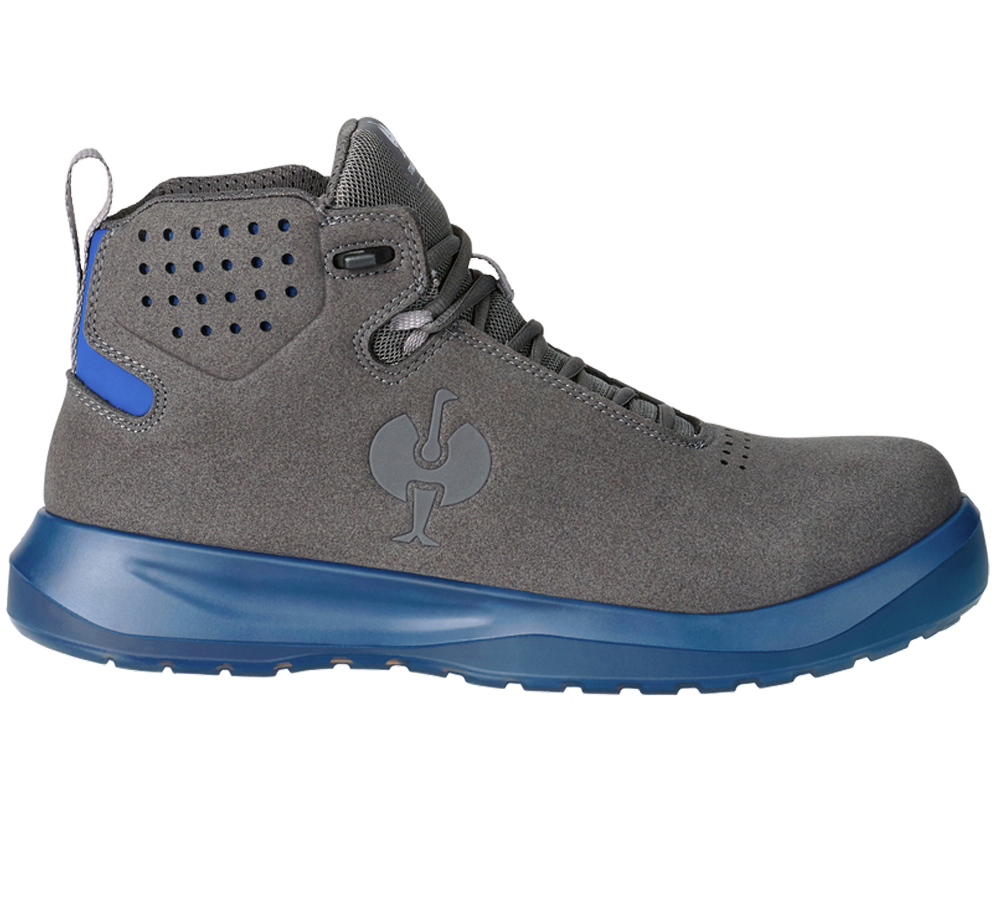 S1P: S1P Safety shoes e.s. Banco mid + anthracite/alkaliblue