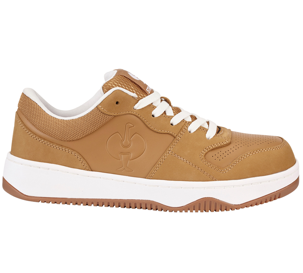 S1: S1 Safety shoes e.s. Eindhoven low + almondbrown/white