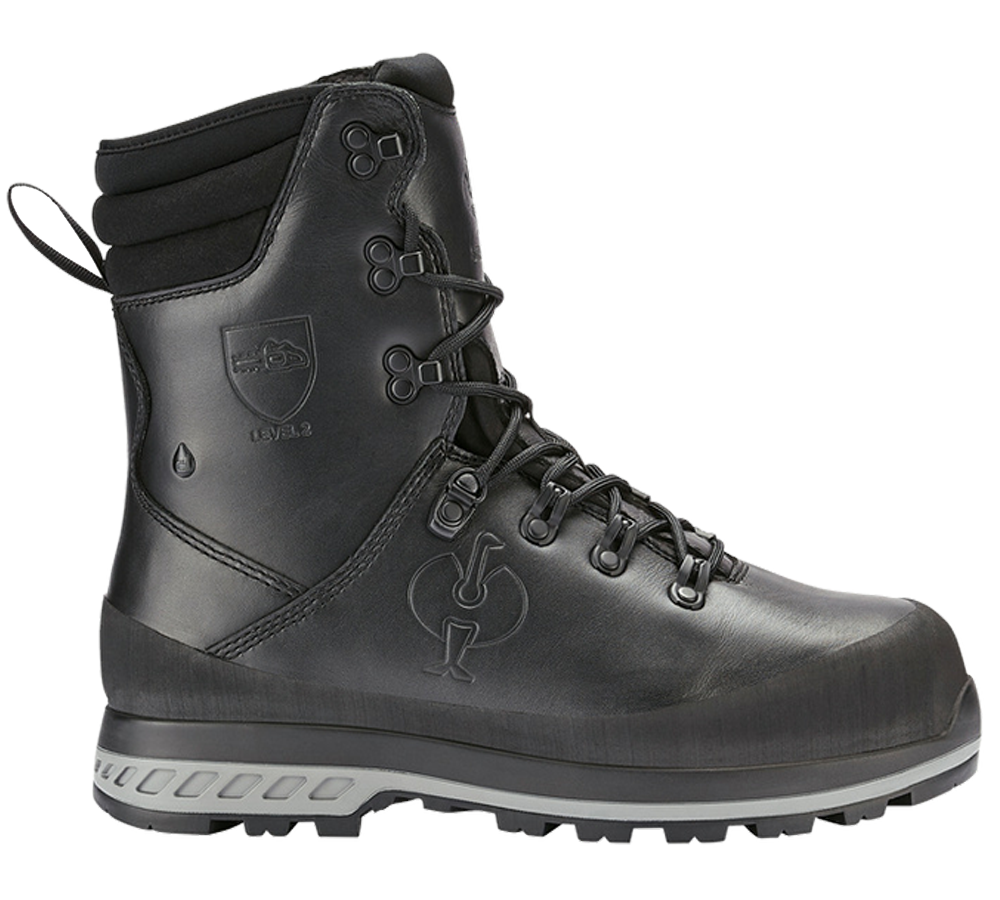 S2: e.s. S2 Forestry safety boots Triton + black
