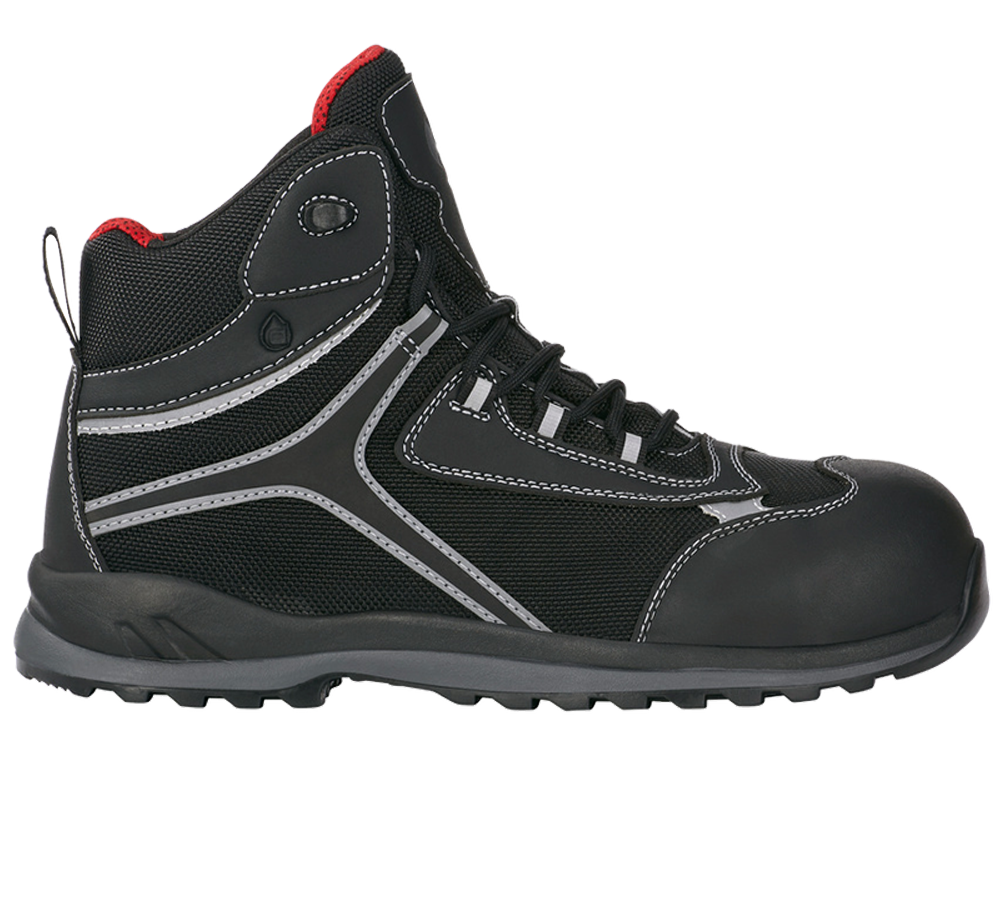 S3: e.s. S3 Safety boots Zahnia mid + black