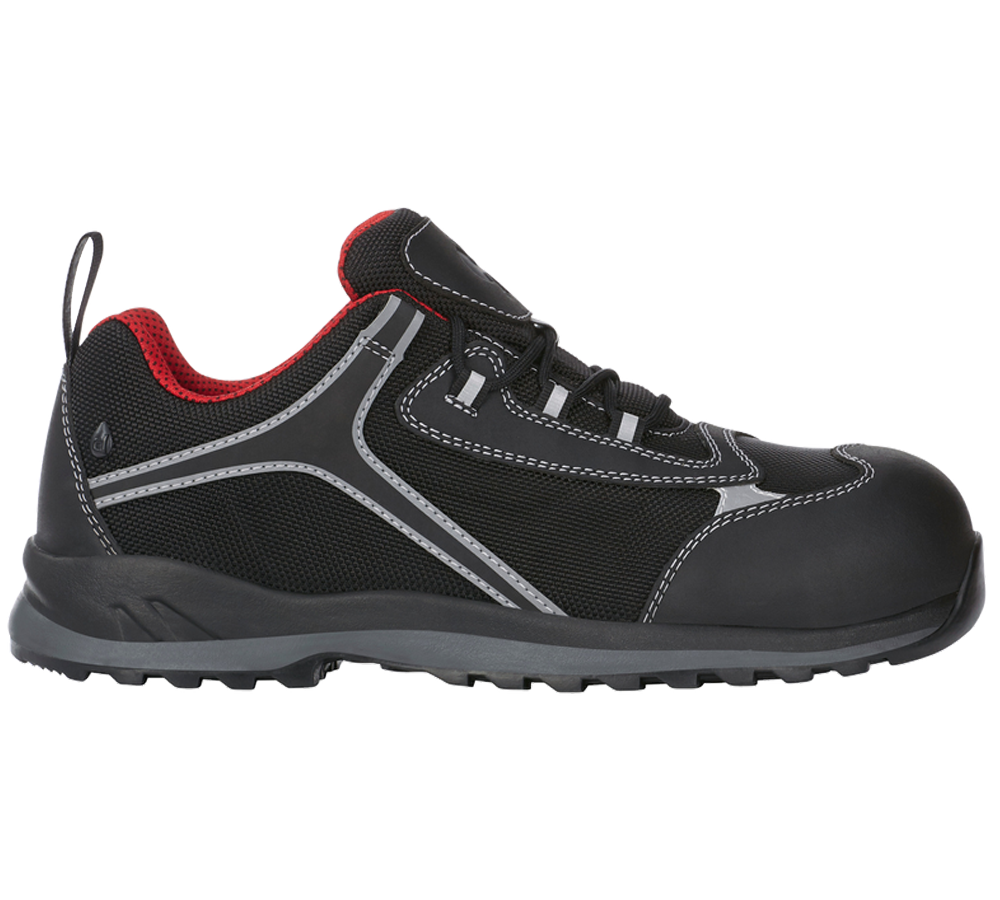 S3: e.s. S3 Chaussures basses de sécurité Zahnia low + noir/rouge