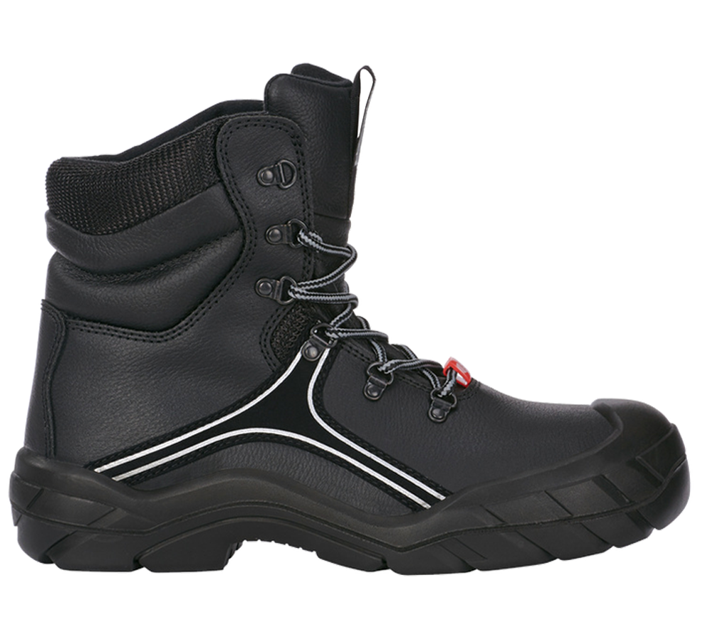 S3: e.s. S3 Chaussures hautes de sécurité Canopus + noir