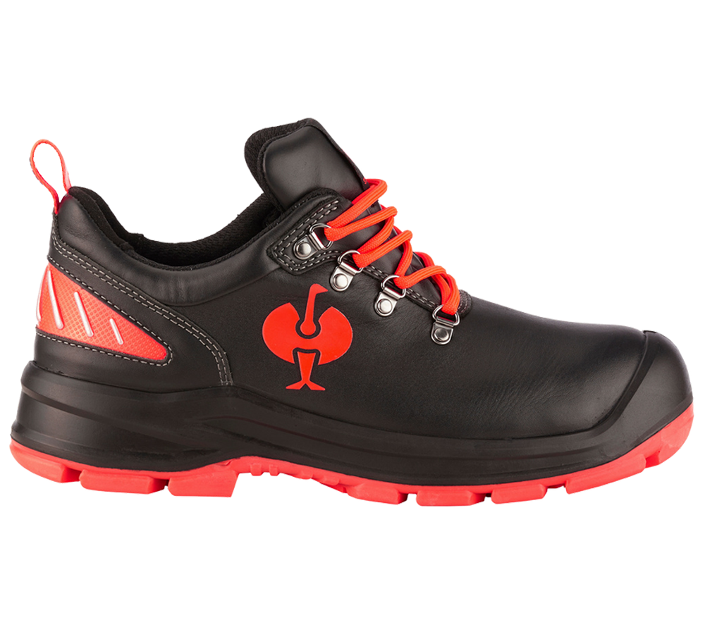 S3: S3 Safety shoes e.s. Umbriel II low + black/high-vis red