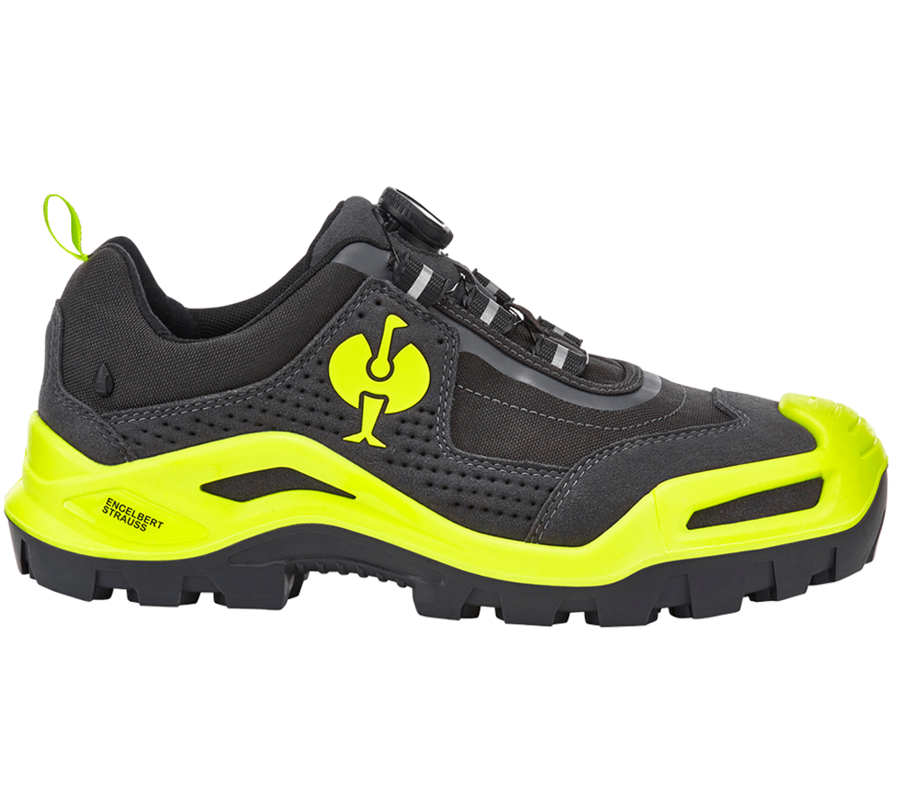 S3: S3 Safety shoes e.s. Kastra II low + anthracite/high-vis yellow