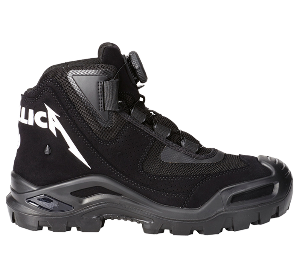 Schuhe: Metallica safety boots + schwarz