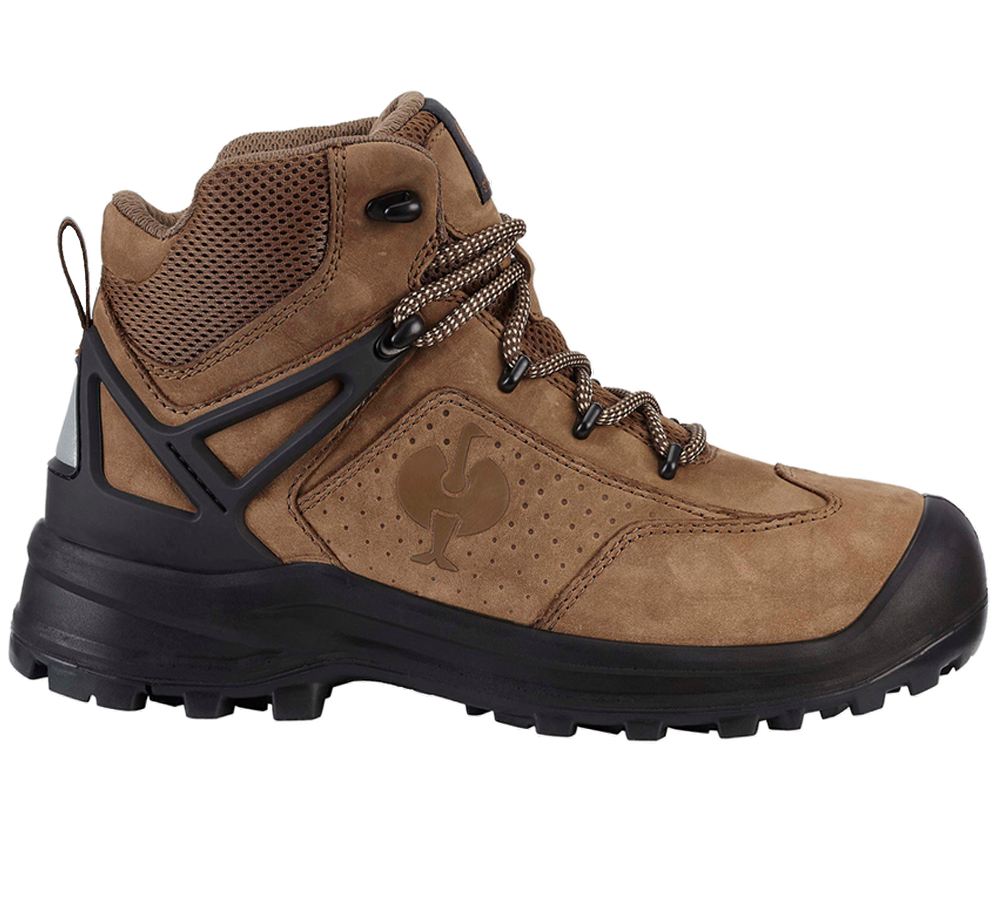 S3: S3 Safety boots e.s. Kasanka mid + brown