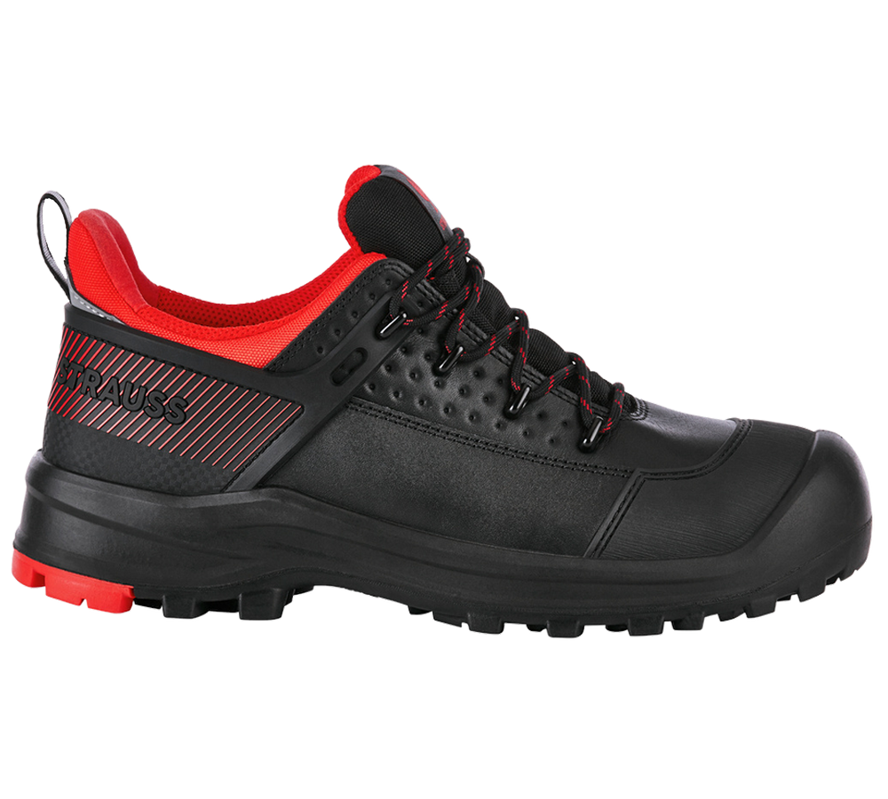 S3: S3 Chaussures basses de sécurité e.s. Katavi low + noir/rouge