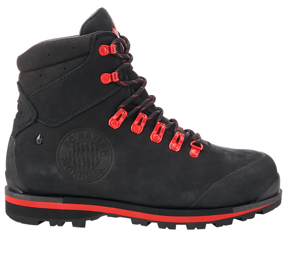 S7: FCB ALPINE SAFETY BOOT S7L HIGH + black/straussred