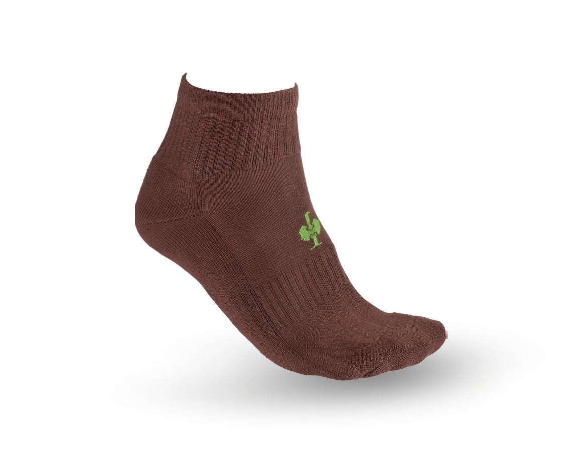 Socks: e.s. Allround socks Classic light/mid + chestnut/seagreen