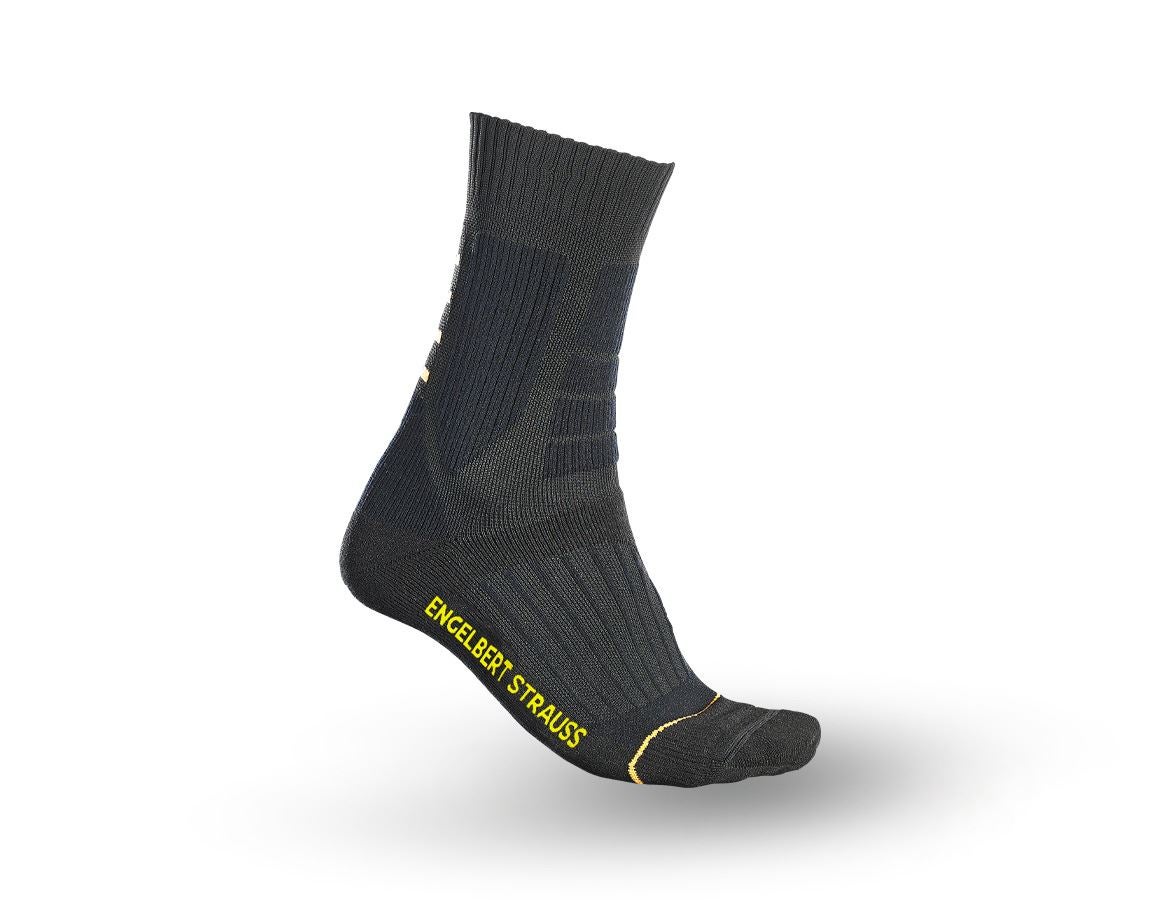 Socks: e.s. Double socks function warm/high + black
