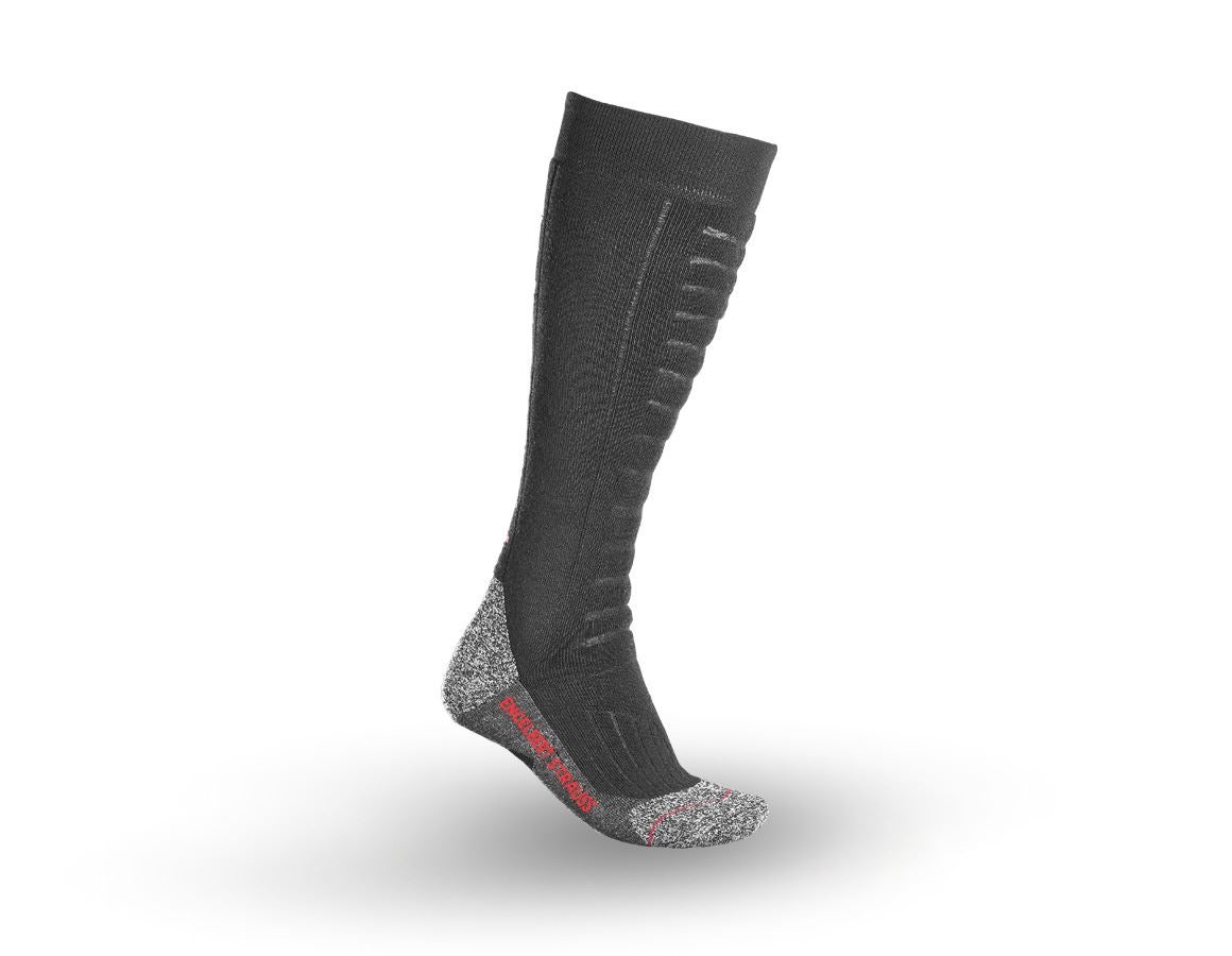 Socks: e.s. Allround socks function x-warm/x-high + black