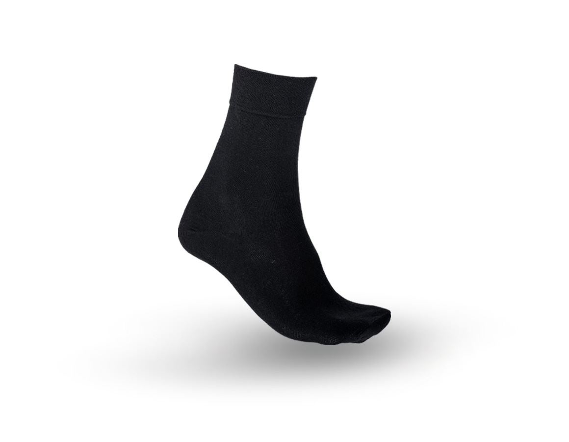 Socken | Strümpfe: e.s. Business Socken classic light/high, 2er Pack + schwarz